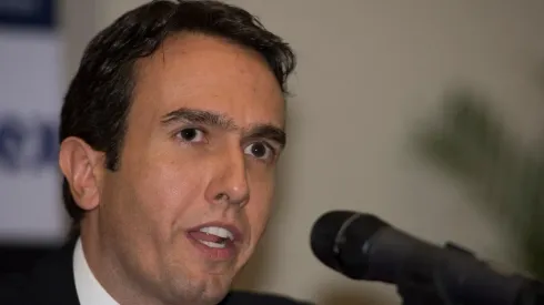 Francisco Suniaga en conferencia de prensa.