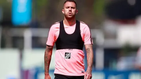 Jérémy Ménez en el entrenamiento del América.