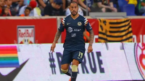 Emanuel Aguilera en la pretemporada de América.