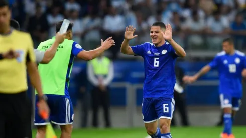 Richard Sánchez en la Selección Paraguaya.