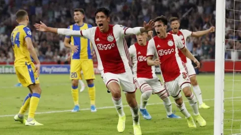 ¡Edson debutó con gol en la Champions!