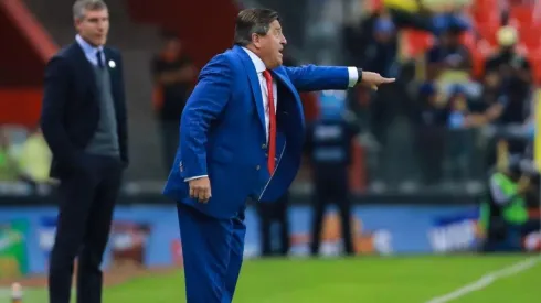 Miguel Herrera en el partido ante Pachuca.