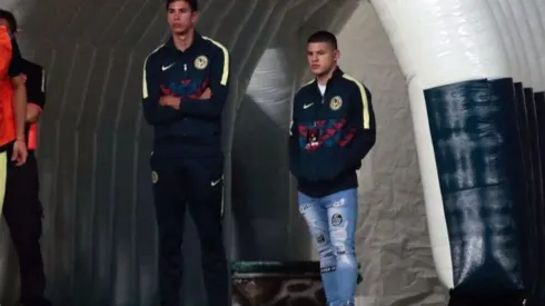 Richard Sánchez en el Estadio Jalisco.