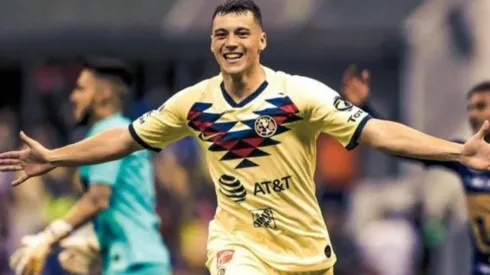 La emoción de Federico Viñas tras convertir su primer gol por América