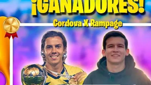 De futbolista a gamer: Sebastián Córdova gana un torneo de Fortnite.