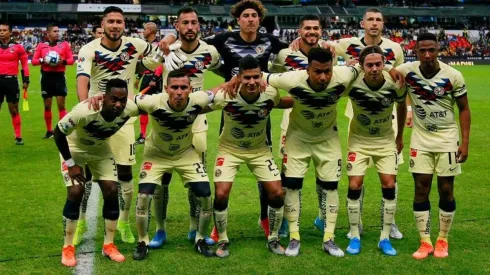 La probable formación de América para visitar a Veracruz.
