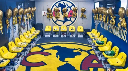 Así encontraron el vestuario las jugadoras del América esta tarde