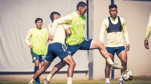 América entrenó en Coapa pensando en la vuelta con Tigres.