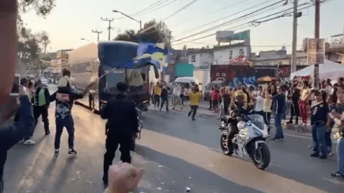 América ya se encuentra en el Estadio Azteca.