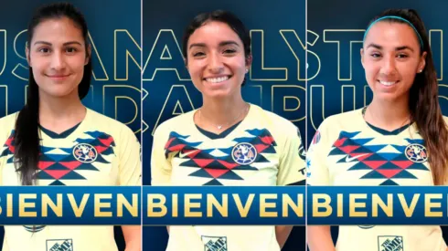 América presentó a tres nuevas jugadoras para la Femenil.