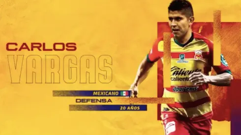 Monarcas Morelia confirmó la incorporación de Carlos Vargas.