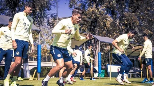 América entrenó en Coapa mentalizados en Tijuana.