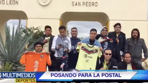 Aficionados del América asisten a apoyar al equipo en Monterrey.