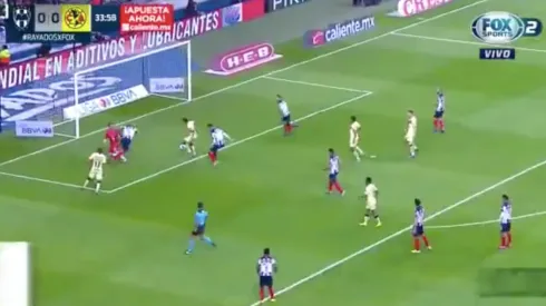 Video: Luis Fuentes adelanta al América sobre Monterrey.