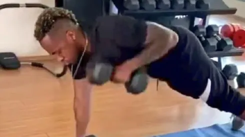 Ibarra volvió a los entrenamiento tras recibir su libertad.