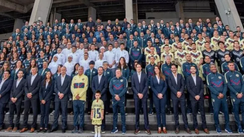 América posando para la foto oficial