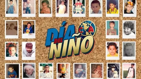 América comparte foto de niño de toda su plantilla.