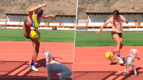 Jana mostró su gran talento con el balón en TikTok