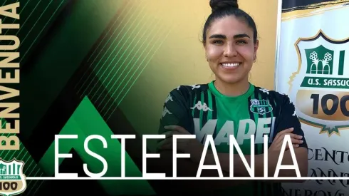 Estefania Fuentes fue presentada en el Sassuolo Femenil.
