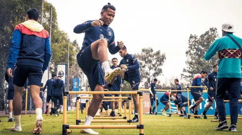 América trabaja pensando en el partido con Necaxa.