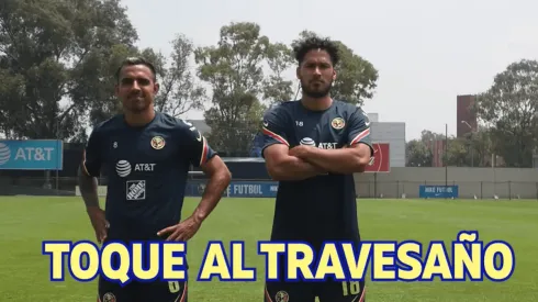 Divertido desafío al travesaño entre Escoboza y Valdez