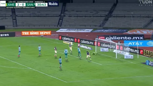 Video: Federico Viñas anotó el 3-0 del América.