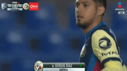 Sergio Díaz debuta con el América enfrentando al Querétaro en la Liga MX.