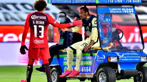 Aguilera volvió a ser baja por lesión