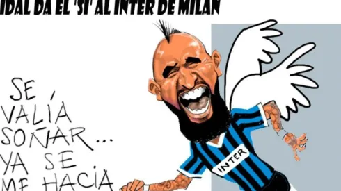 El Cartón de Édgar: "Vidal da el sí al Inter de Milán"