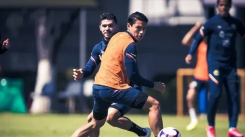 Club América entrenando en Coapa. (Vía:@ClubAmerica)