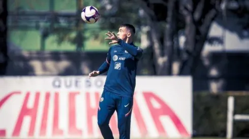 Viñas entrenando en Coapa. (Vía:@ClubAmerica)