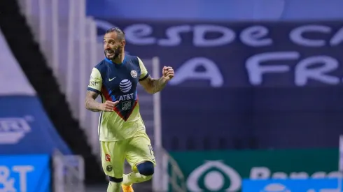 Emanuel Aguilera festejando. (Vía:Gettyimages).