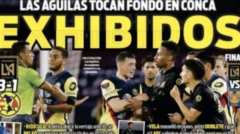 Las portadas castigan tras el fracaso en Concacaf