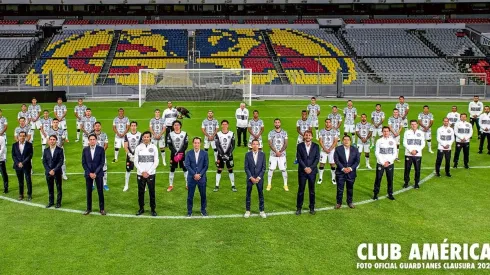 América se tomó en el Estadio Azteca la foto oficial.
