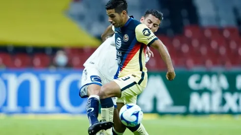 López tuvo que abandonar el juego tras la entrada de Arboleda.