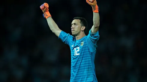 Agustín Marchesín celebró el pase de la Selección Argentina a la final de la Copa América.