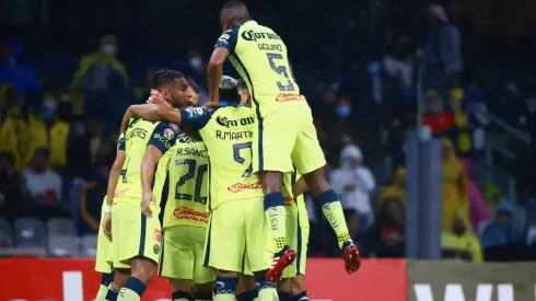 América festejó así el gol de Sánchez.