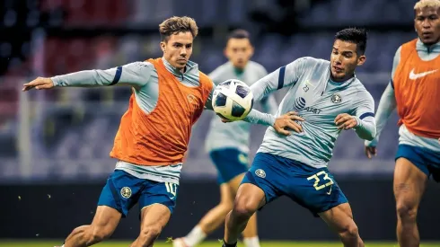 Las Águilas tuvieron ausencias en su entrenamiento de hoy.