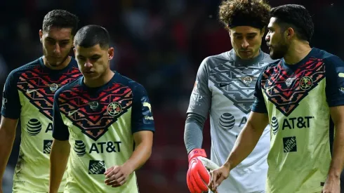 Cabizbajos. América tropezó en su visita a La Bombonera.