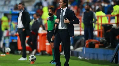 Santiago Solari estuvo molesto con jugadas puntuales.