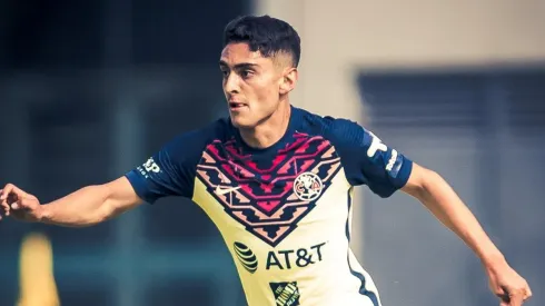 Naveda reapareció hoy con la Sub-20 de las Águilas.