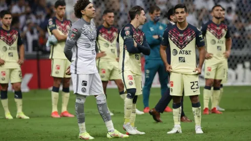 La desazón de los jugadores del América tras la derrota con Monterrey.