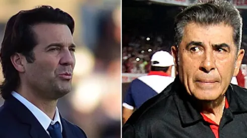 Reinoso le apuntó a Solari.