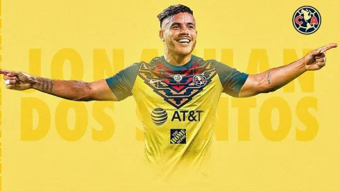 Jonathan dos Santos ya es oficialmente jugador de las Águilas.