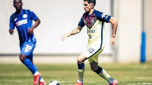 Diego Valdés marcó su primer gol en el Club América.