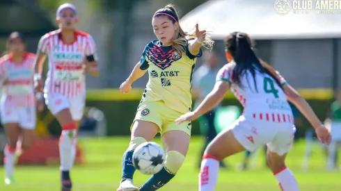 América Femenil venció a Necaxa 3 a 0.