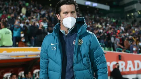 Santiago Solari se fue satisfecho de la casa de Santos.