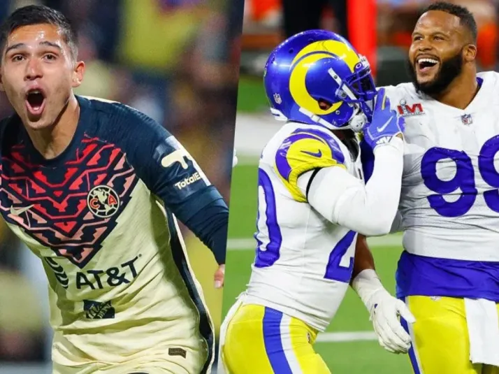 ¡Festejo azulcrema!: Así celebró el América el triunfo de Los Angeles Rams en el Super Bowl