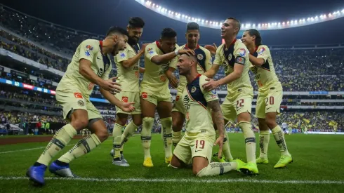 La celebración del América tras golear a Pumas en Liguilla Apertura 2018 Liga MX