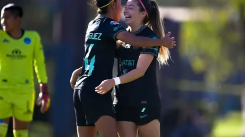 Scarlet Camberos y Katty Martínez anotaron los goles del América Femenil ante Mazatlán.